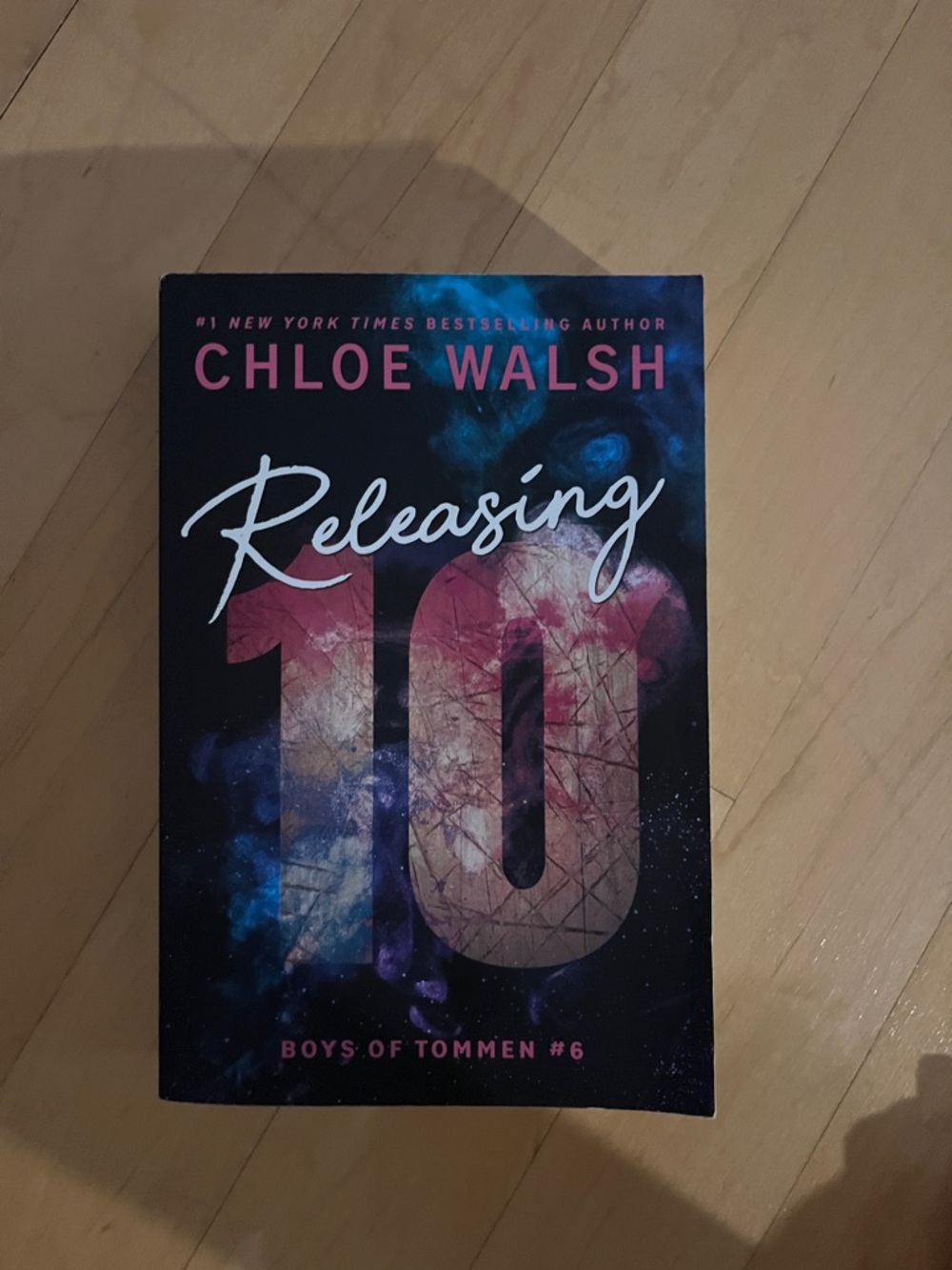 Chloe Releasing 10 Book Spine — Black with Pink Text